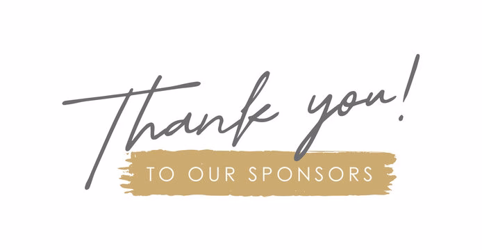 Thank you to our Sponsors
